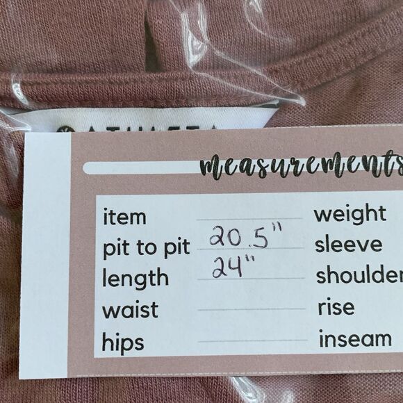 Athleta Breezy Wrap Tank Top Mauve Dusty Pink Womens Size L - Picture 8 of 8